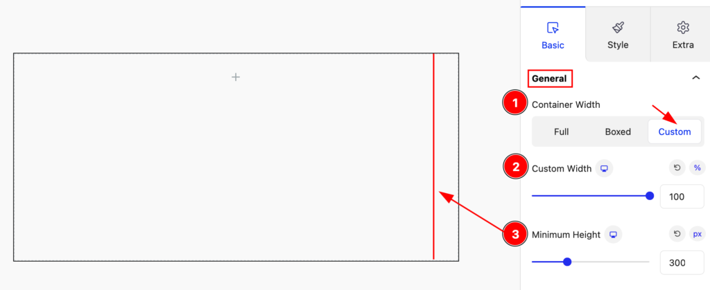 container width custom - BdThemes