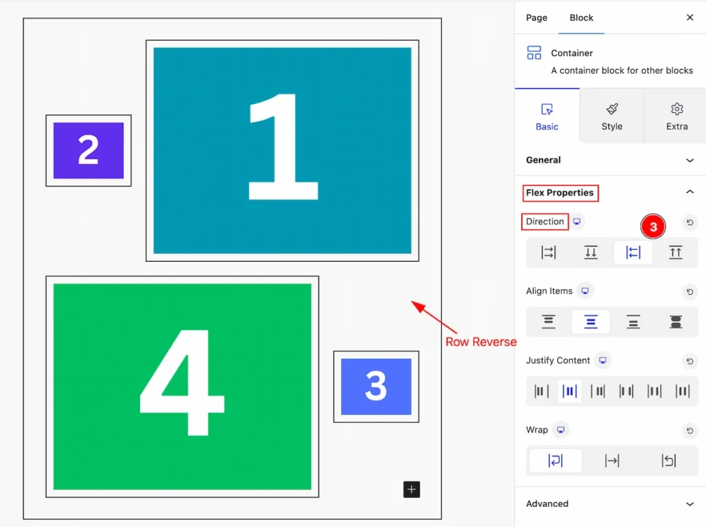direction 3 row reverse - BdThemes