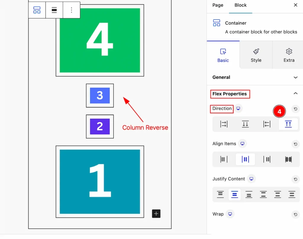 direction 4 column reverse - BdThemes