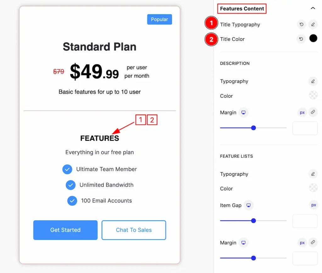 features content - BdThemes