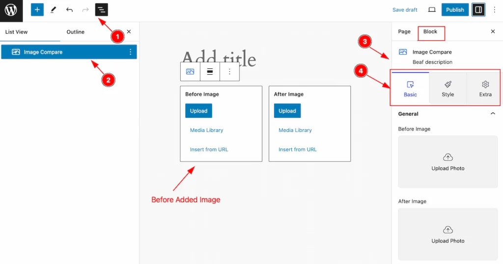 list view and contrils - BdThemes