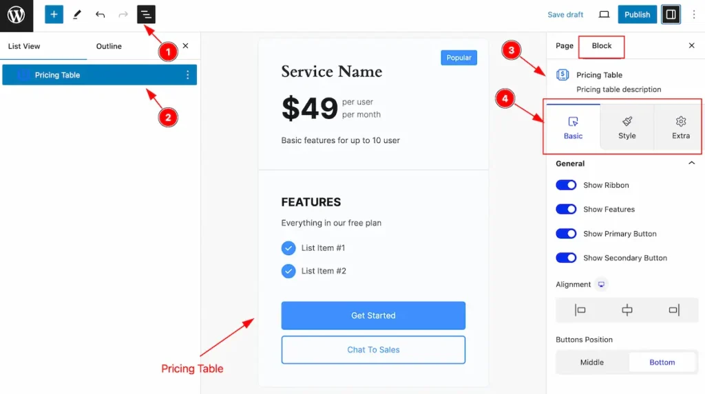 list view and controls - BdThemes