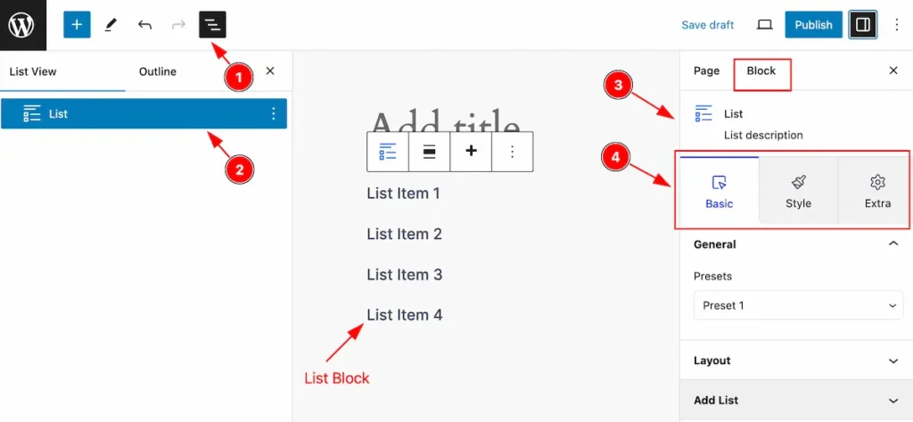 list view and controls 3 - BdThemes