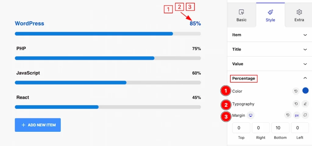 percentage - BdThemes