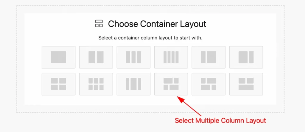 select multiple column layout - BdThemes