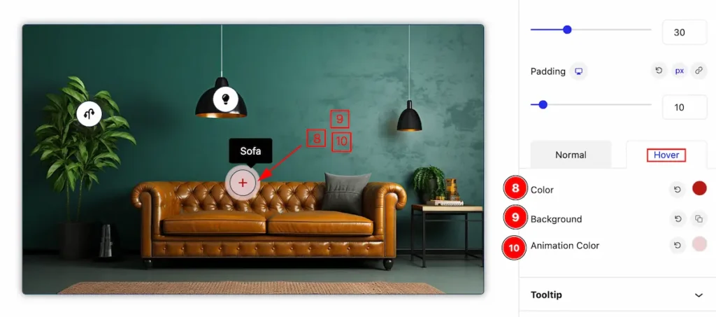 image spot hover - BdThemes