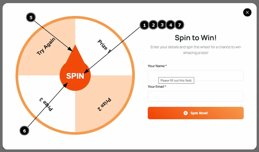 Design Spin Button Settings Preview - BdThemes