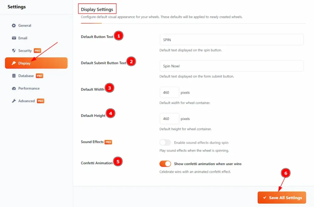 Settings Dsiplay - BdThemes