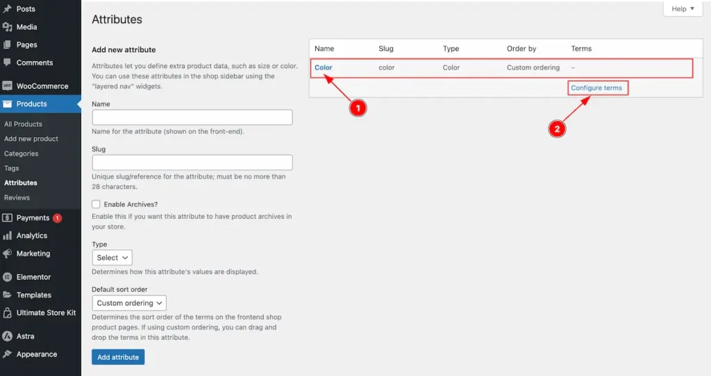 adiding attributes and configure tersm - BdThemes
