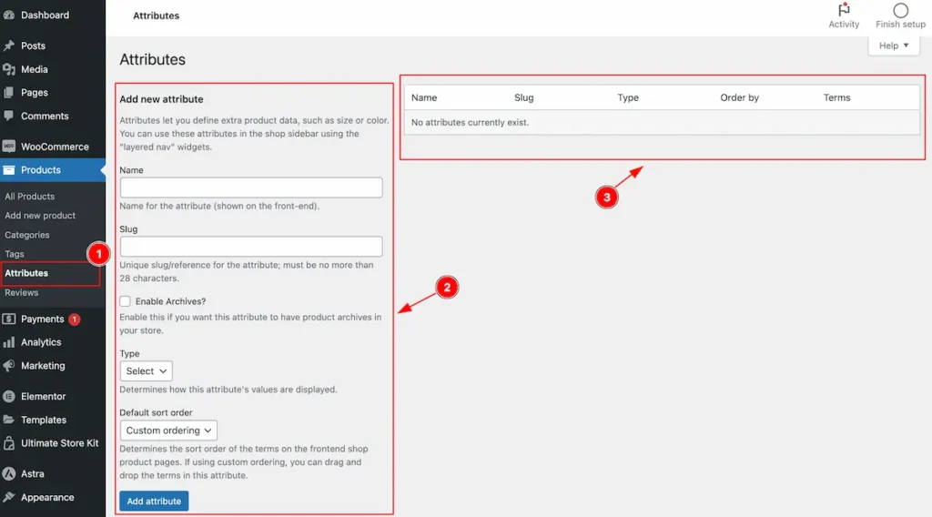 product attributes - BdThemes