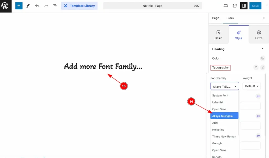 newly added fonts appear 1 - BdThemes
