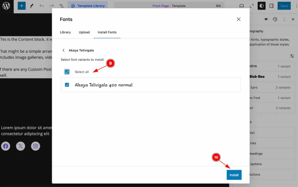 select all checkbox - BdThemes