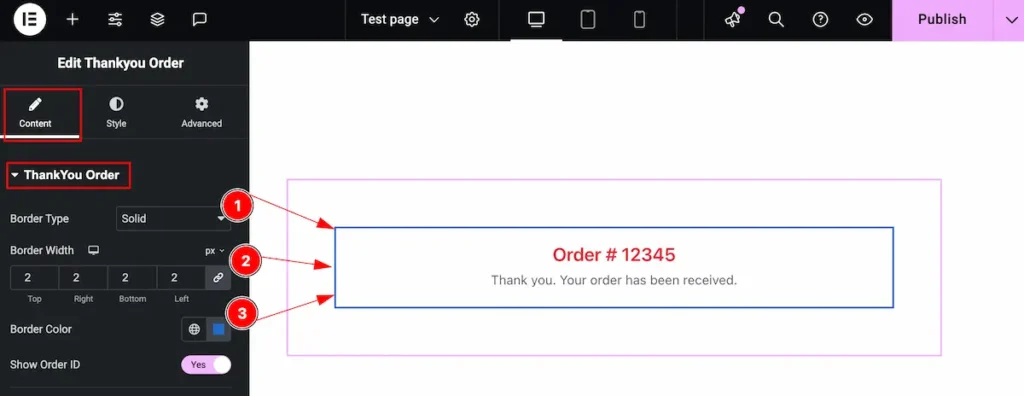 thankyour order - BdThemes