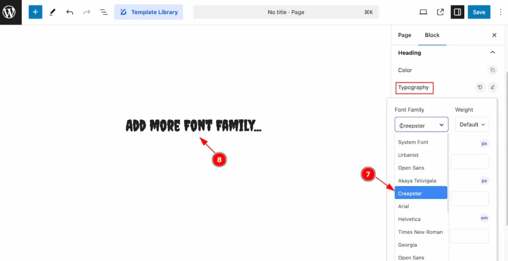 uploaded fonts appear here - BdThemes