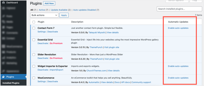 Enabling Auto Updates for Plugins in WordPress