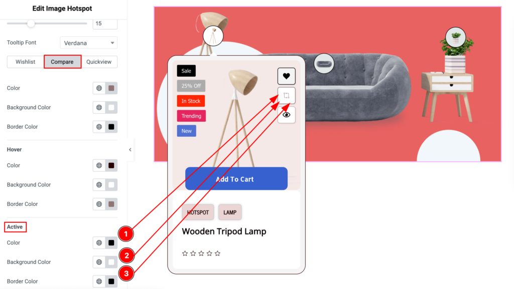 action button compare active - BdThemes