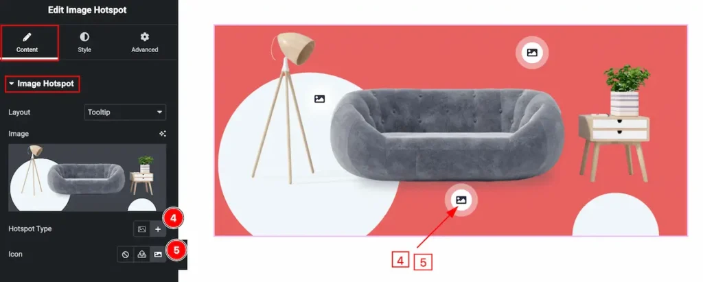image hot spot tooltip 3icon - BdThemes
