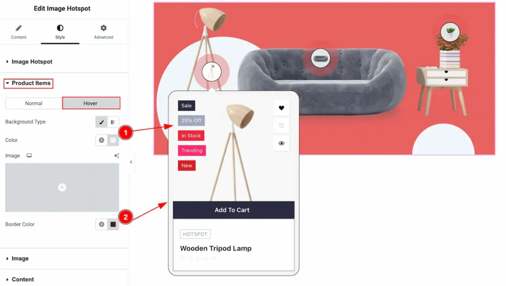 product items hover - BdThemes
