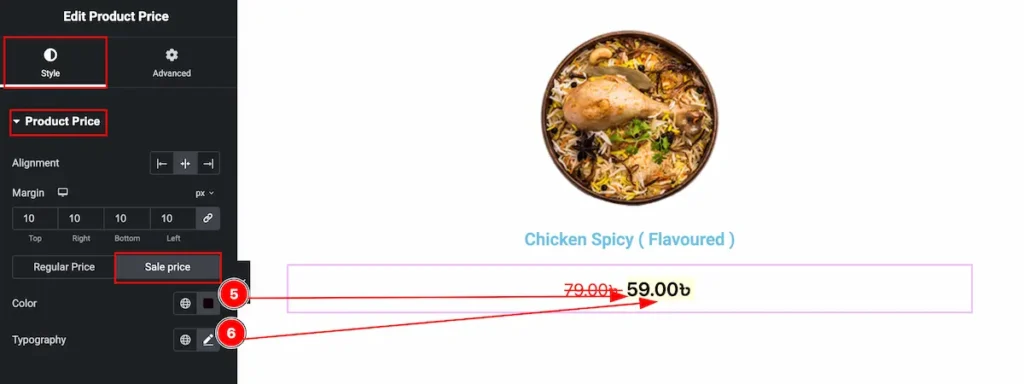 product price sale price - BdThemes