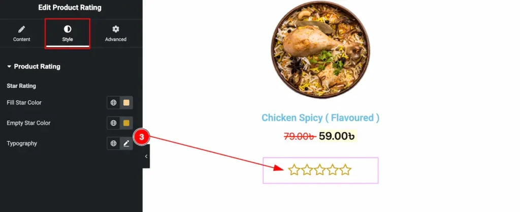product rating typography - BdThemes
