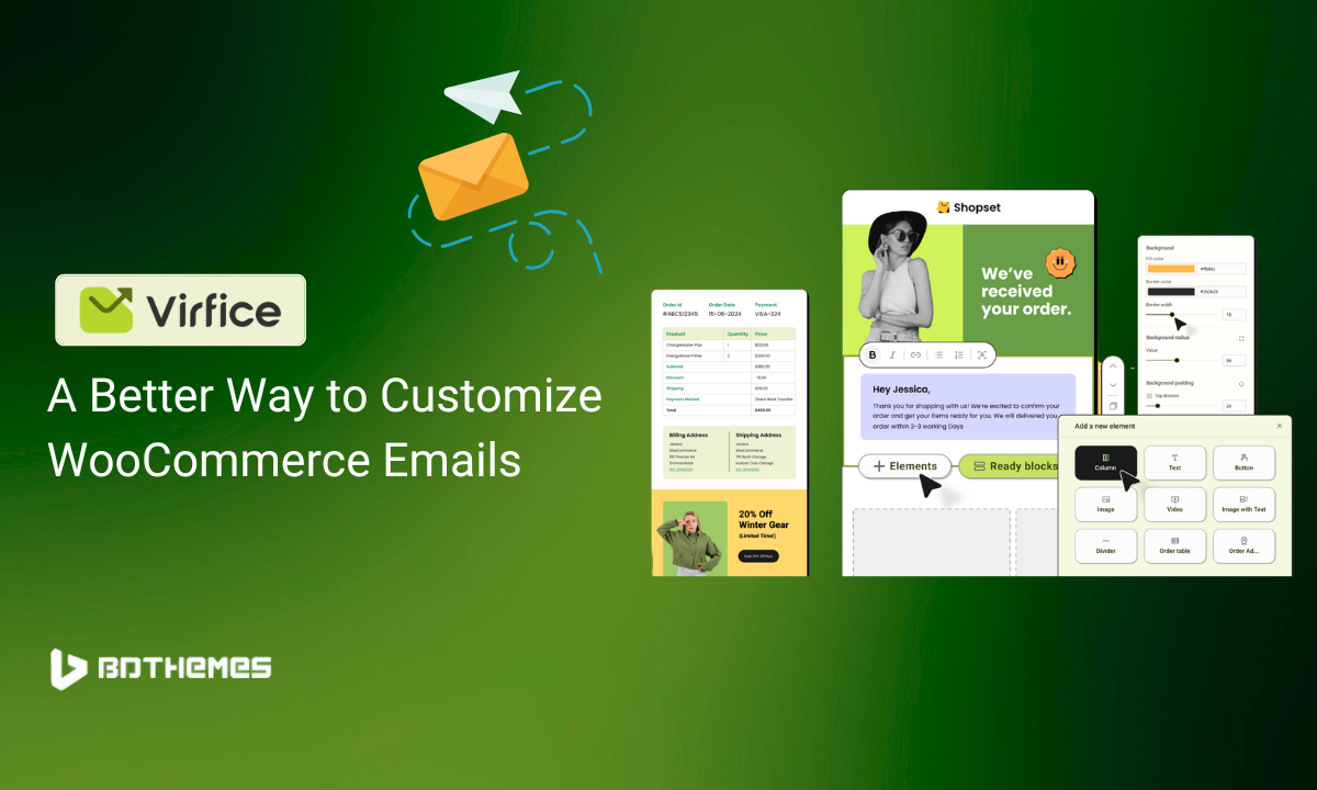 Virfice Review: woocommerce email