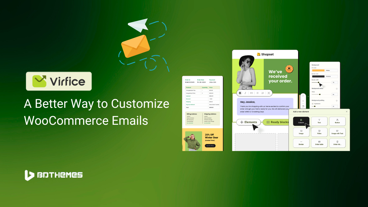 Virfice Review: woocommerce email