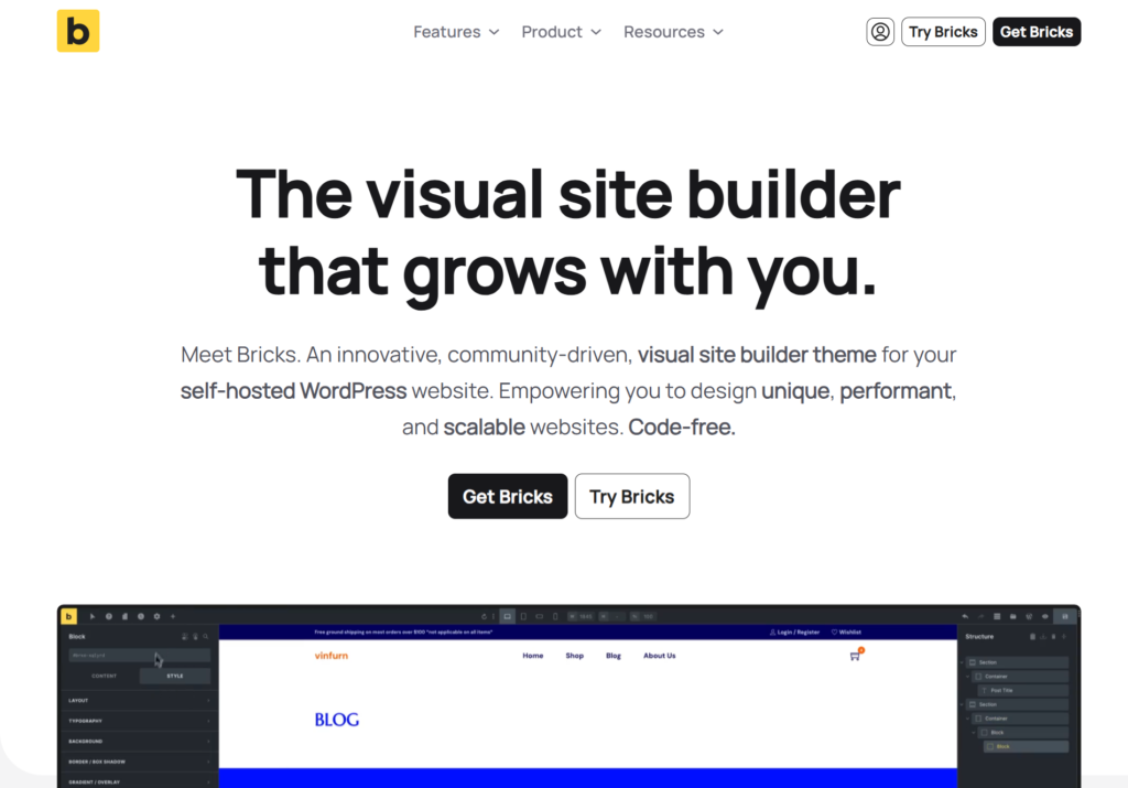 Briks Builder - Best WordPress Page Builders