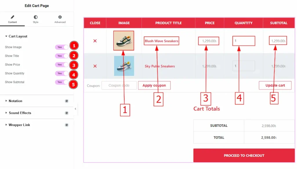 Cart Layout - BdThemes