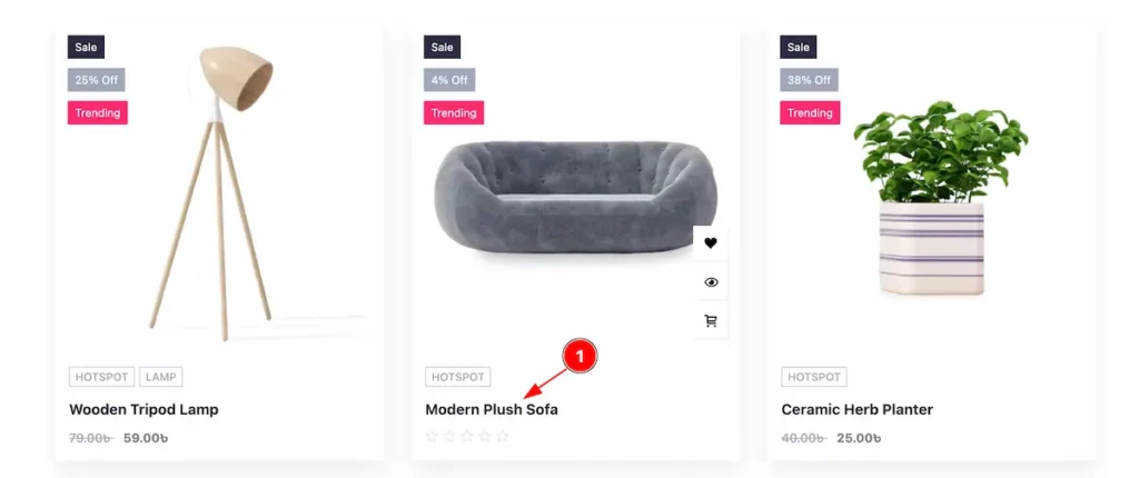 Click on single product - BdThemes