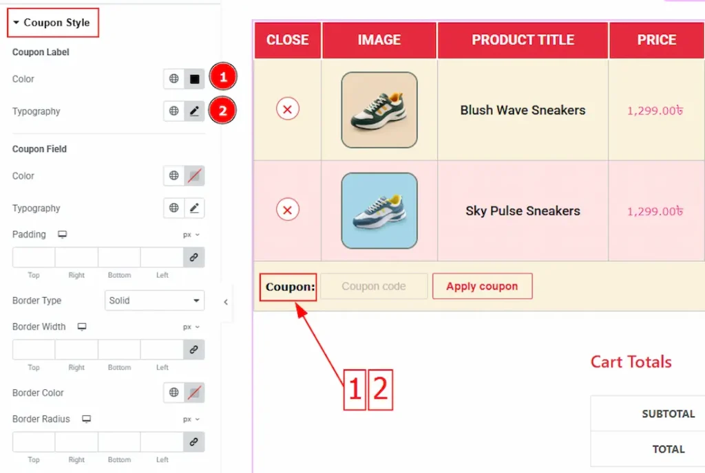Coupon Label - BdThemes