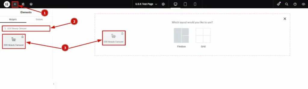 Drag Drop to the page - BdThemes