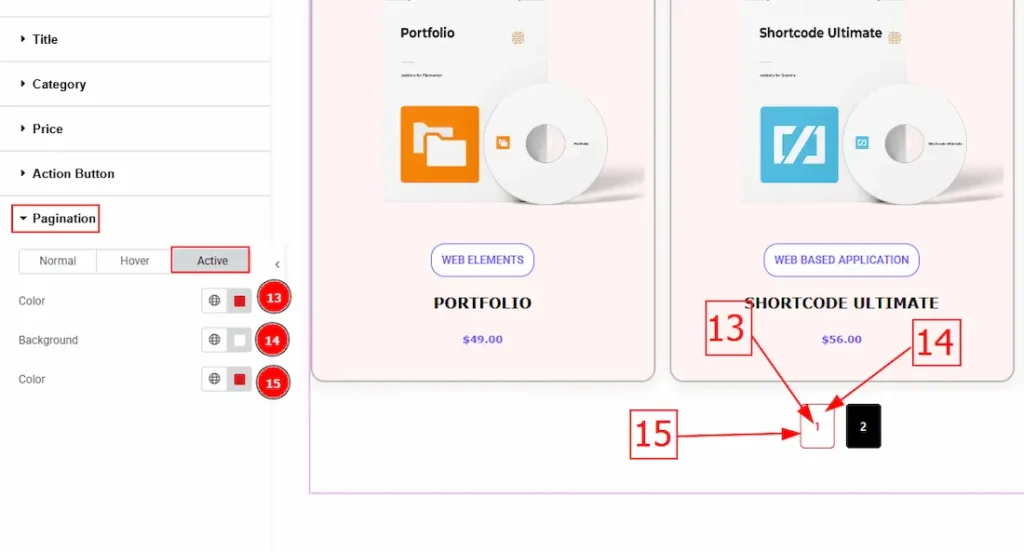 Pagination Active - BdThemes