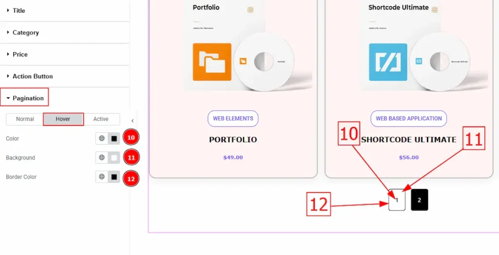 Pagination Hover - BdThemes