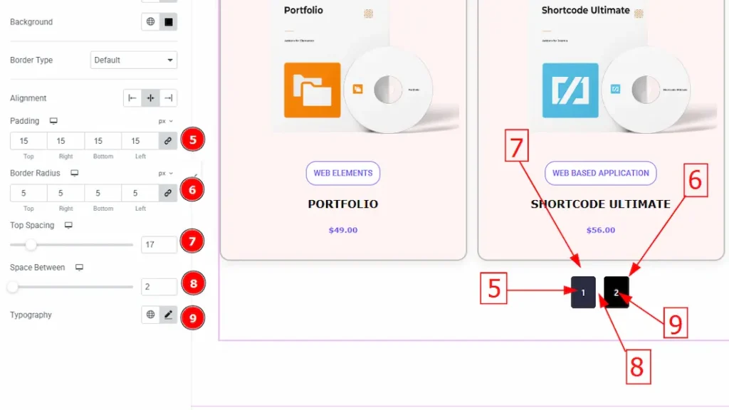Pagination Normal 02 - BdThemes