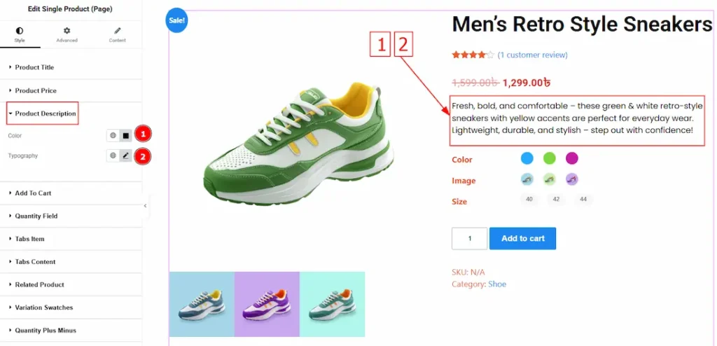 Product Description - BdThemes