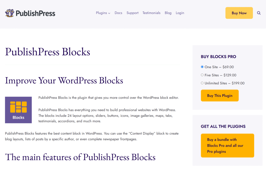 PublishPress Block - Popular WordPress Block Plugin