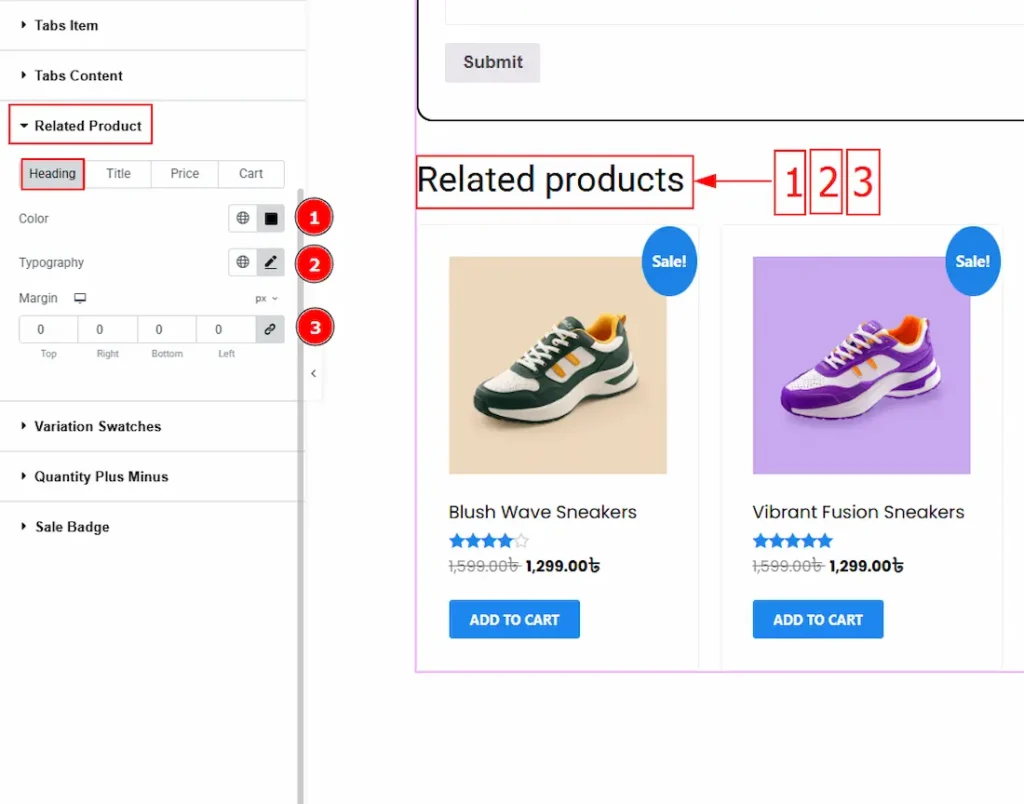 Related Product Heading - BdThemes