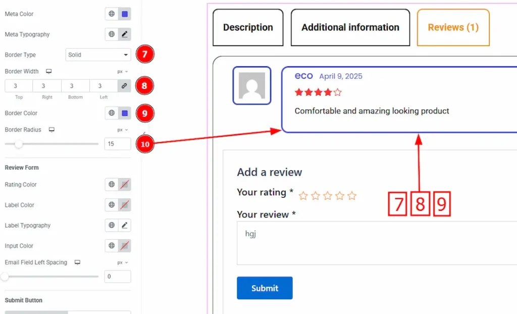 Reviews Comment Text 02 - BdThemes