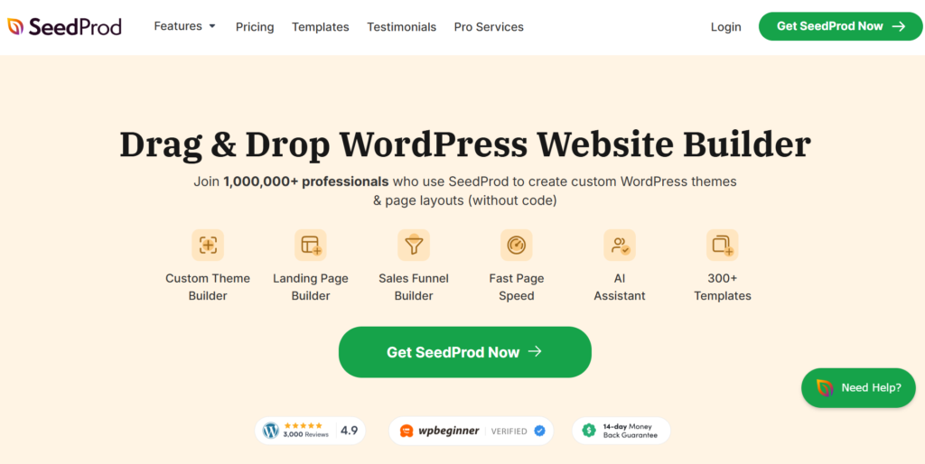 SeedProd - Best WordPress Page Builders