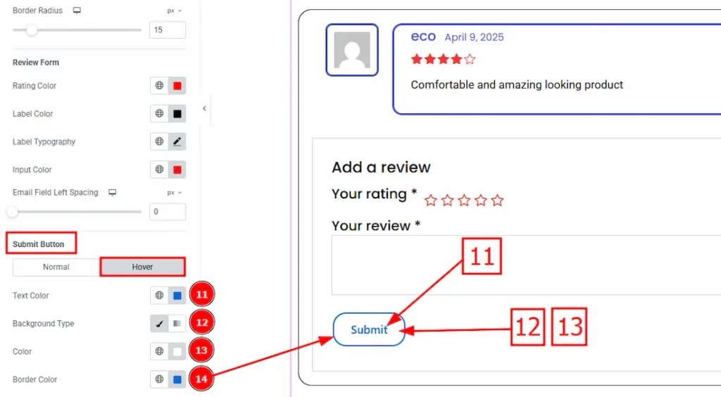 Submit Button Hover - BdThemes