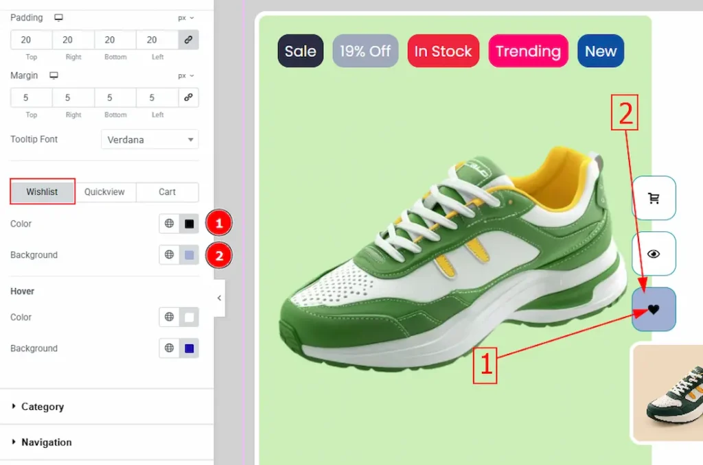 Wishlist Tab - BdThemes