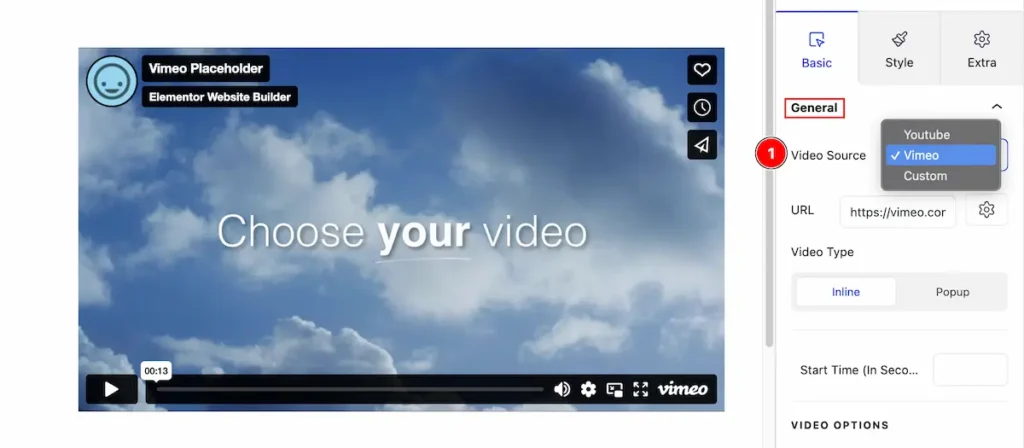 general video source vimeo - BdThemes