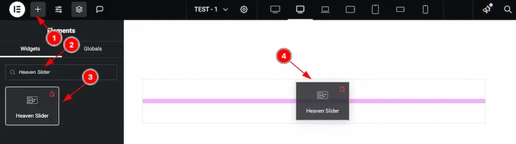 insert heaven slider - BdThemes