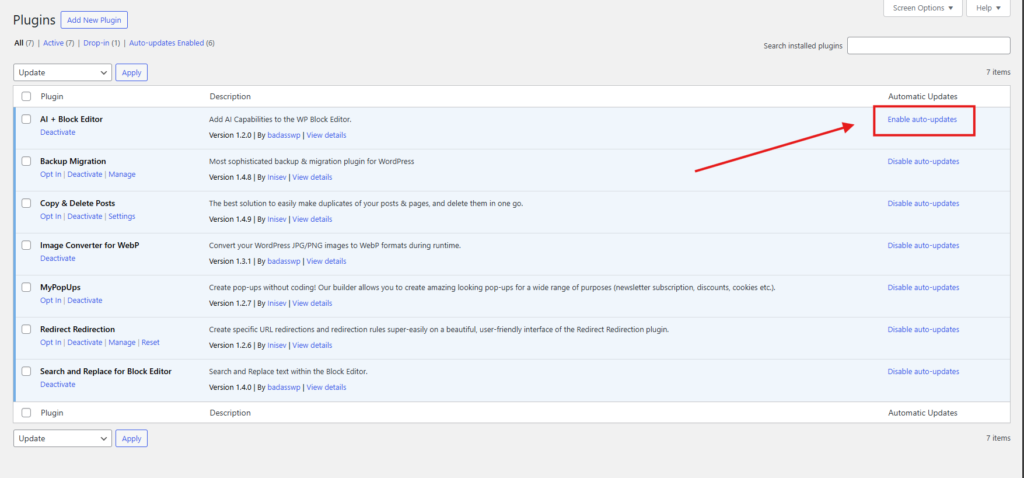 Keep Themes and Plugins Updated