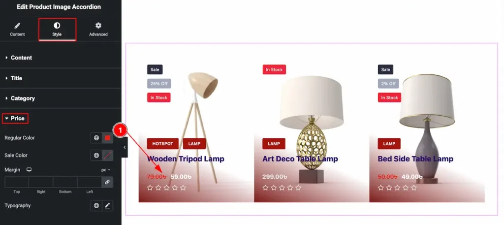 price regular color - BdThemes