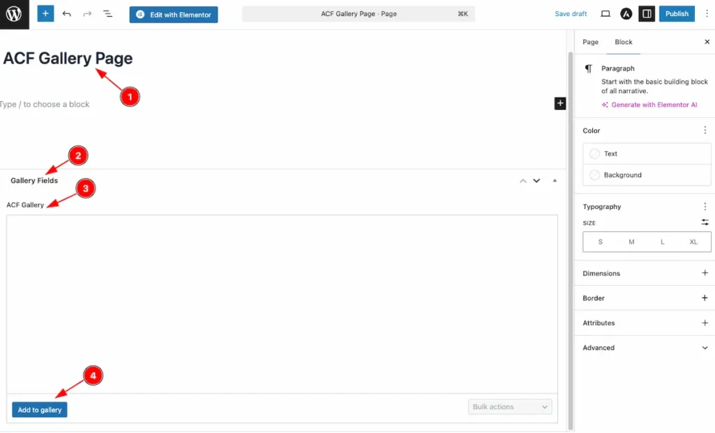 How to use ACF Slider Widget by Element Pack Pro 8 ACF Gallery Page - BdThemes