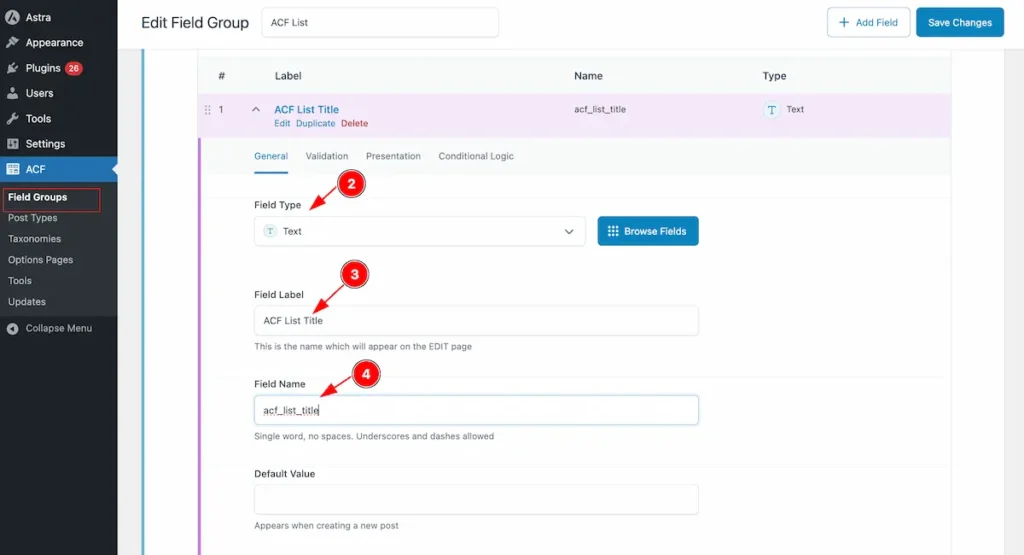 ACF List sub - BdThemes