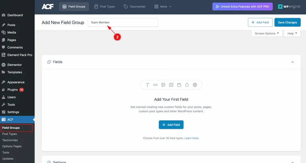 ACF add new fields 2 - BdThemes