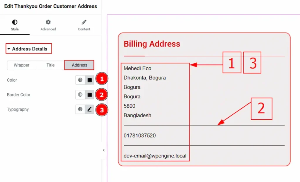 Address - BdThemes