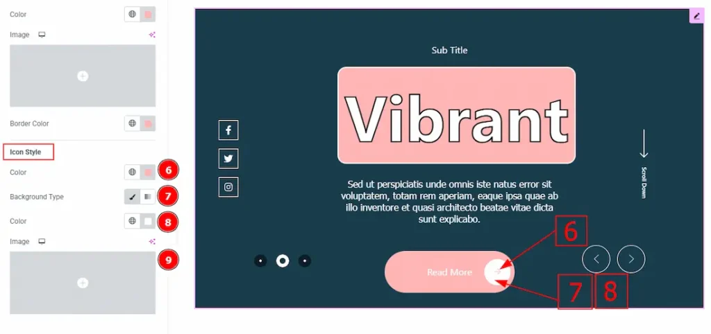 Button HOver Icon Style 1 - BdThemes
